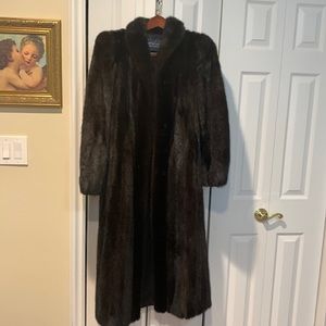 Full length Northern Lights Mink Coat